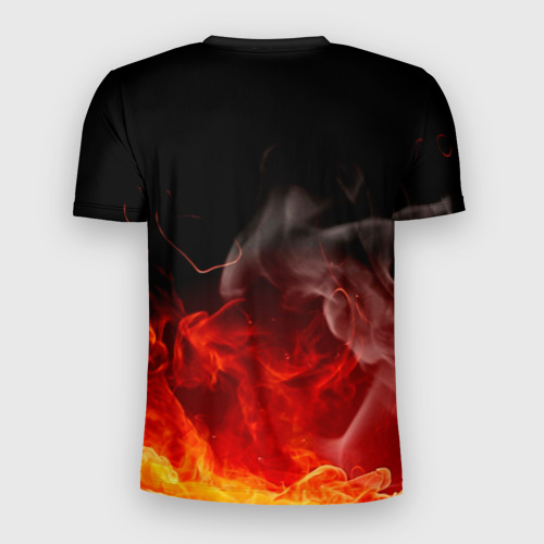 Мужская футболка 3D Slim Огненый Канеки Кен, цвет 3D печать - фото 2