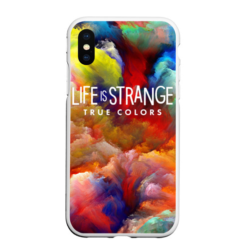 Чехол для iPhone XS Max матовый Life is Strange True Colors, цвет белый