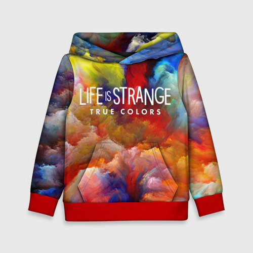 Детская толстовка 3D Life is Strange True Colors, цвет красный