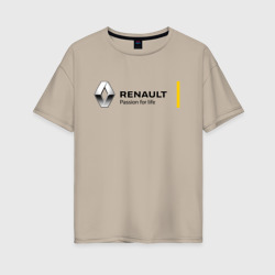 Женская футболка хлопок Oversize Renault