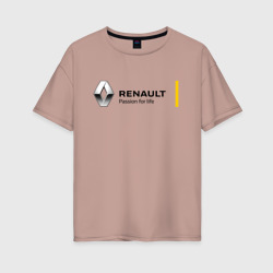 Женская футболка хлопок Oversize Renault