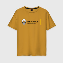 Женская футболка хлопок Oversize Renault