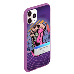 Чехол для iPhone 11 Pro Max матовый Vaporwave Cyborg Statue - фото 2