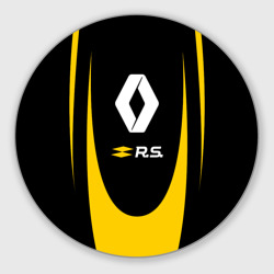 Круглый коврик для мышки Renault sport
