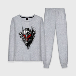 Женская пижама с лонгсливом хлопок Берсерк маска
