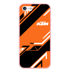 Чехол для iPhone 5/5S матовый KTM КТМ sport