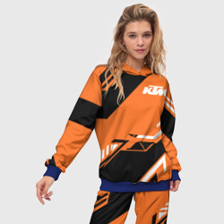 Женский костюм с толстовкой 3D KTM КТМ sport - фото 2