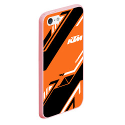 Чехол для iPhone 5/5S матовый KTM КТМ sport - фото 2