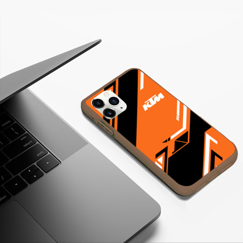 Чехол для iPhone 11 Pro Max матовый с принтом KTM | КТМ SPORT, фото #5