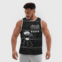 Мужская спортивная майка 3D Tankmen Friday night Funkin - фото 2