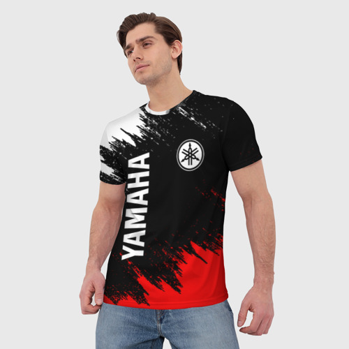 Мужская футболка 3D YAMAHA | ЯМАХА, цвет 3D печать - фото 3