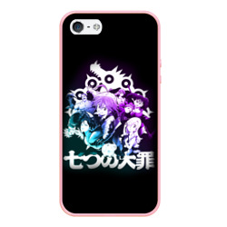 Чехол для iPhone 5/5S матовый Nanatsu no Taizai neon