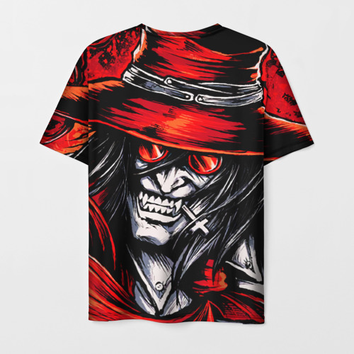 Мужская футболка 3D Alucard IN red, цвет 3D печать - фото 2