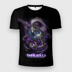 Мужская футболка 3D Slim Dark Souls Abyss Walker