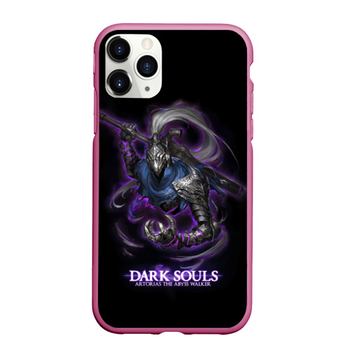 Чехол для iPhone 11 Pro матовый Dark Souls Abyss Walker, цвет малиновый