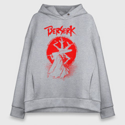 Женское худи Oversize хлопок Berserk minimal blood