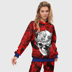 Женский костюм с толстовкой 3D Berserk skulls - фото 2