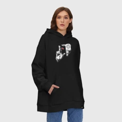 Худи SuperOversize хлопок Hellsing - Ты на прицеле! - фото 2