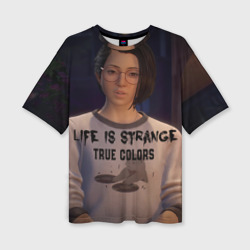 Женская футболка oversize 3D Life is Strange true colors