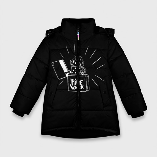 Зимняя куртка для девочек 3D Life Is Strange, цвет черный
