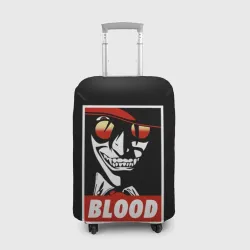 Чехол для чемодана 3D Алукард Blood