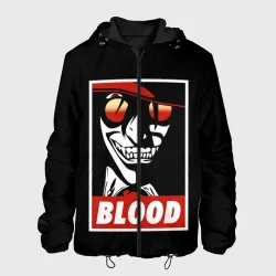 Мужская куртка 3D Алукард Blood