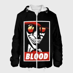 Мужская куртка 3D Алукард Blood