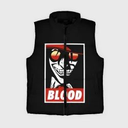 Женский жилет утепленный 3D Алукард Blood
