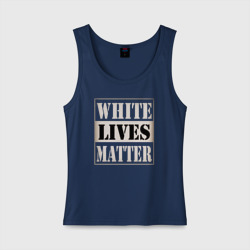 Женская майка хлопок White lives matters