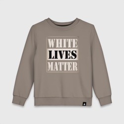 Детский свитшот хлопок White lives matters