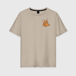Джерри – Женская футболка хлопок Oversize с принтом купить со скидкой в -16%