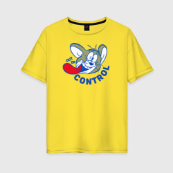 Jerry Out Of Control – Женская футболка хлопок Oversize с принтом купить со скидкой в -16%