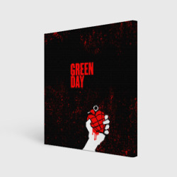 Холст квадратный Green day