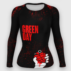 Женский рашгард 3D Green day