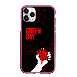 Чехол для iPhone 11 Pro Max матовый Green day