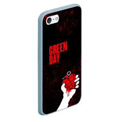 Чехол для iPhone 5/5S матовый Green day - фото 2