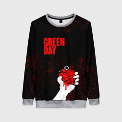 Женский свитшот 3D Green day