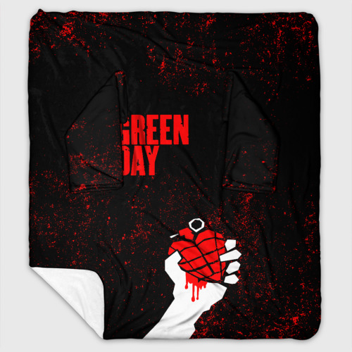 Плед с рукавами Green day