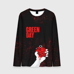 Мужской лонгслив 3D Green day