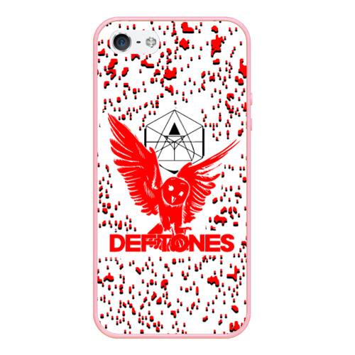 Чехол для iPhone 5/5S матовый Deftones, цвет баблгам