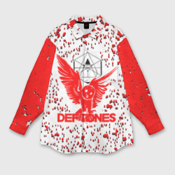 Мужская рубашка oversize 3D Deftones