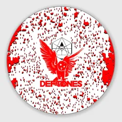 Круглый коврик для мышки Deftones