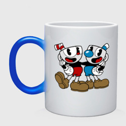 Кружка хамелеон Cuphead