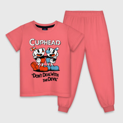 Детская пижама хлопок Cuphead, Don't deal with devil