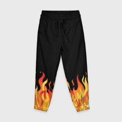 Огонь и ничего лишнего – Детские брюки 3D с принтом купить