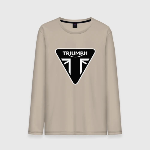 Мужской лонгслив хлопок Triumph Мото Лого