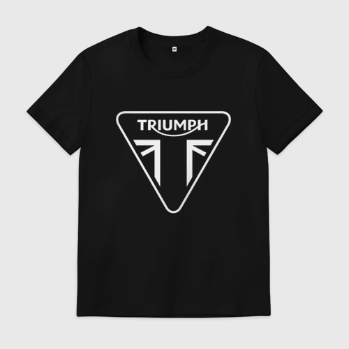 Мужская футболка хлопок Triumph Мото Лого