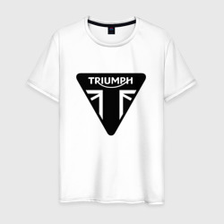 Мужская футболка хлопок Triumph Мото Лого