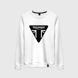 Женский свитшот хлопок Triumph Мото Лого