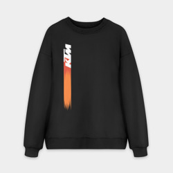Мужской свитшот oversize без начеса хлопок KTM КТМ